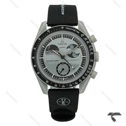 ساعت امگا سواچ ماموریت به زمین مون فیس بند رابر جدید Swatch-10599-U