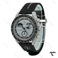 ساعت امگا سواچ ماموریت به زمین مون فیس بند رابر جدید Swatch-10599-U