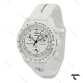 ساعت امگا سواچ ماموریت به ماه بند رابر جدید سفید Swatch-10607-U