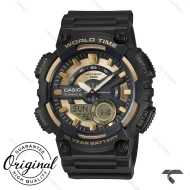 ساعت کاسیو AEQ-110BW-9AV مردانه مشکی طلایی Casio-10251-G