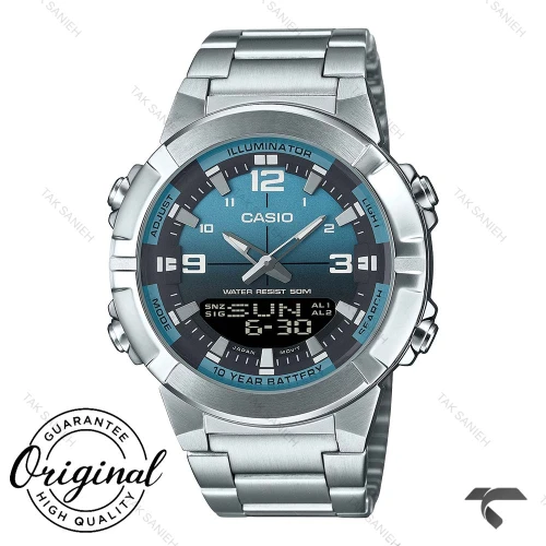 ساعت کاسیو AMW-870DA-2A2V اصل مردانه سیلور Casio-10255-G