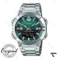 ساعت کاسیو AMW-870DA-3AV مردانه سیلور صفحه سبز Casio-10256-G