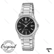 ساعت کاسیو زنانه LTP-1183A-1A سیلور صفحه مشکی Casio-10271-L