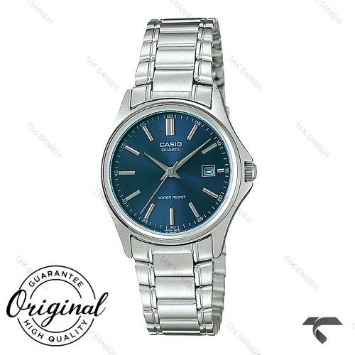 ساعت زنانه کاسیو LTP-1183A-2A سیلور صفحه سرمه ای Casio-10272-L