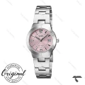 ساعت مچی کاسیو LTP-1241D-4A زنانه سیلور صفحه صورتی Casio-10276-L
