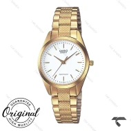 ساعت کاسیو LTP-1274G-7A زنانه طلایی صفحه سفید Casio-10279-L