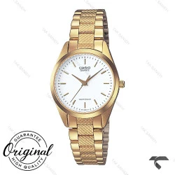 ساعت کاسیو LTP-1274G-7A زنانه طلایی صفحه سفید Casio-10279-L