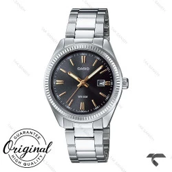 ساعت کاسیو زنانه LTP-1302D-1A2V تقویم دار عقربه طلایی Casio-10282-L