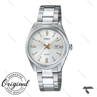 ساعت کاسیو LTP-1302D-7A2V زنانه سیلور عقربه طلایی Casio-10285-L