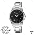 ساعت کاسیو اورجینال LTP-1303D-1AV زنانه سیلور صفحه مشکی Casio-10289-L