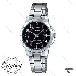 ساعت کاسیو زنانه تقویم دار LTP-V004D-1B سیلور Casio-10308-L