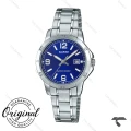 ساعت کاسیو زنانه LTP-V004D-2B سیلور صفحه سرمه ای Casio-10310-L