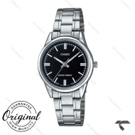 کاسیو زنانه LTP-V005D-1A سیلور صفحه مشکی Casio-10316-L