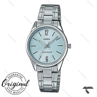 ساعت کاسیو زنانه LTP-V005D-2B سیلور صفحه آبی Casio-10319-L