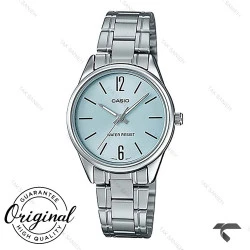ساعت کاسیو زنانه LTP-V005D-2B سیلور صفحه آبی Casio-10319-L