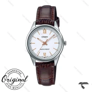 ساعت کاسیو LTP-V005L-7B3 زنانه اورجینال بند چرم Casio-10329-L