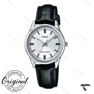 ساعت کاسیو LTP-V005L-7AU اورجینال زنانه بند چرم مشکی Casio-10336-L