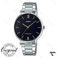 ساعت کاسیو زنانه LTP-VT01D-1B سیلور صفحه مشکی Casio-10343-L