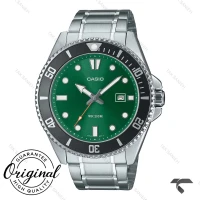 ساعت کاسیو مردانه MDV-107D-3A2V سیلور صفحه سبز Casio-10350-G