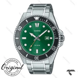 ساعت کاسیو مردانه MDV-107D-3A2V سیلور صفحه سبز Casio-10350-G