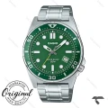 ساعت کاسیو MTD-135D-3AV مردانه سیلور صفحه سبز Casio-10353-G