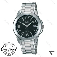 ساعت مردانه کاسیو MTP-1215A-1A سیلور صفحه مشکی Casio-10355-G