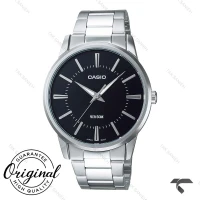 ساعت مچی کاسیو مردانه MTP-1303D-1AV سیلور صفحه مشکی Casio-10356-G