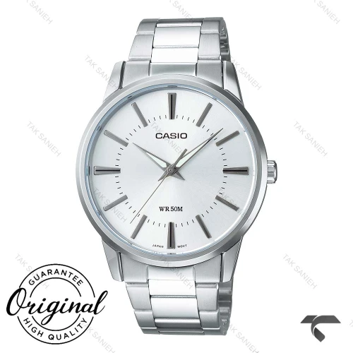 ساعت کاسیو مردانه MTP-1303D-7AV تمام سیلور Casio-10357-G