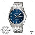 ساعت کاسیو مردانه MTP-1335D-2AV سیلور صفحه سرمه ای Casio-10366-G