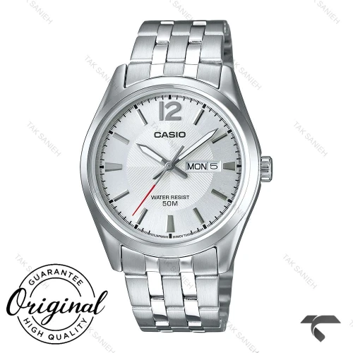 ساعت کاسیو مردانه MTP-1335D-7AV سیلور صفحه سیلور Casio-10367-G