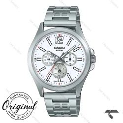 ساعت کاسیو مردانه MTP-E350D-7BV سیلور کرنوگراف Casio-10380-G