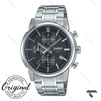 ساعت کاسیو مردانه MTP-E510D-1A1V کورنوگراف سیلور صفحه طوسی Casio-10381-G