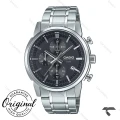 ساعت کاسیو مردانه MTP-E510D-1A1V کورنوگراف سیلور صفحه طوسی Casio-10381-G