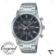 ساعت کاسیو مردانه MTP-E510D-1A1V کورنوگراف سیلور صفحه طوسی Casio-10381-G