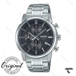 ساعت کاسیو مردانه MTP-E510D-1A1V کورنوگراف سیلور صفحه طوسی Casio-10381-G