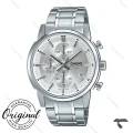 کاسیو مردانه کورنوگراف MTP-1375D-2A1V سیلور صفحه سرمه ای Casio-10369-G