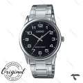ساعت کاسیو مردانه MTP-V001D-1BU سیلور صفحه مشکی Casio-10394-G