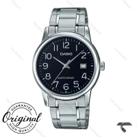 ساعت کاسیو MTP-V002D-1BU مردانه فلزی صفحه مشکی Casio-10395-G