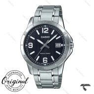 کاسیو فلزی MTP-V004D-1B2U مردانه صفحه مشکی Casio-10398-G