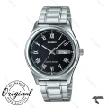 ساعت کاسیو مردانه MTP-V006D-1BU سیلور مشکی ایندکس یونانی Casio-10408-G