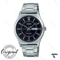 ساعت کاسیو MTP-V006D-1CU مردانه سیلور صفحه مشکی Casio-10409-G