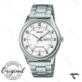 ساعت کاسیو مردانه فلزی MTP-V006D-7B2U صفحه سفید Casio-10410-G