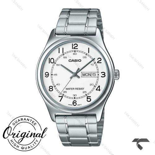 ساعت کاسیو مردانه فلزی MTP-V006D-7B2U صفحه سفید Casio-10410-G