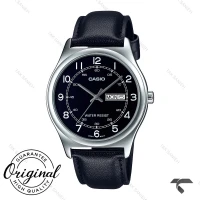 ساعت کاسیو چرمی کلاسیک MTP-V006L-1B2U مردانه دو تقویمه Casio-10414-G