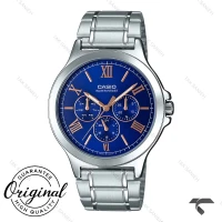 ساعت کاسیو MTP-V300D-2AU مردانه سیلور صفحه آبی Casio-10417-G