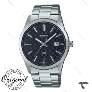 ساعت مردانه MTP-VD03D-1AU کاسیو صفحه مشکی شطرنجی Casio-10422-G