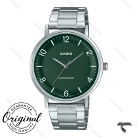 ساعت کاسیو مردانه MTP-VT03D-3B سیلور صفحه سبز Casio-10423-G