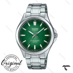 ساعت کاسیو MTS-RS100D-3AV مردانه سیلور صفحه سبز Casio-10430-G