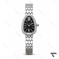 ساعت بولگاری Serpenti زنانه سیلور صفحه مشکی دورنگین Bvlgari-10620-L