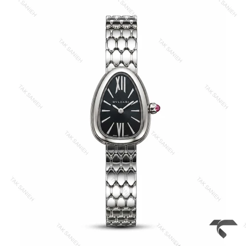 ساعت بولگاری Serpenti زنانه سیلور صفحه مشکی Bvlgari-10622-L
